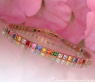 Prächtiges Multicolor Saphir Armband