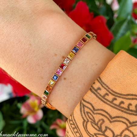 Prächtiges Multicolor Saphir Armband