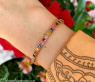 Prächtiges Multicolor Saphir Armband