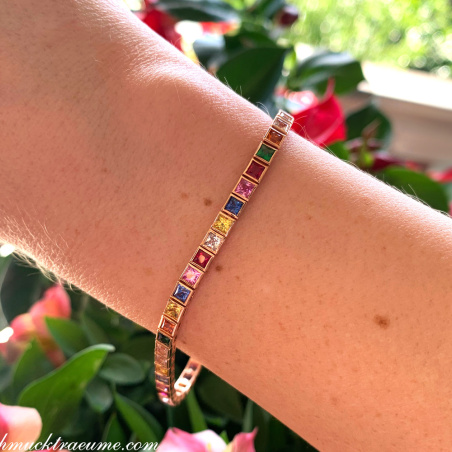 Prächtiges Multicolor Saphir Armband