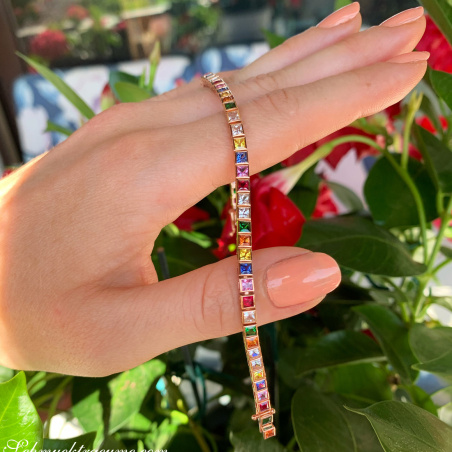 Prächtiges Multicolor Saphir Armband