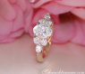 Femininer Diamant Solitär Ring im Ovalschliff