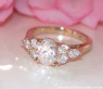 Femininer Diamant Solitär Ring im Ovalschliff