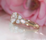 Femininer Diamant Solitär Ring im Ovalschliff