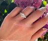 Femininer Diamant Solitär Ring im Ovalschliff