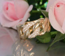 Auffallender Panzer Ketten Ring mit Brillanten