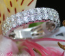Two Row Diamond Eternity Ring
