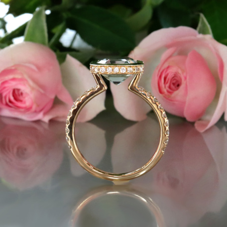 Raffinierter Aquamarin Ring "Surprise"