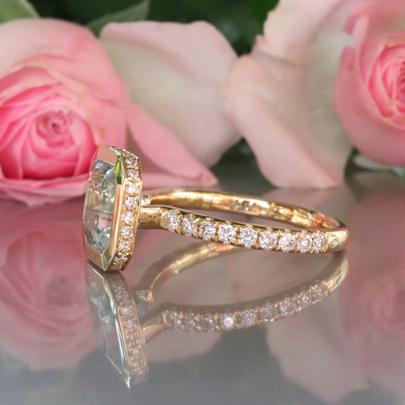 Raffinierter Aquamarin Ring "Surprise"
