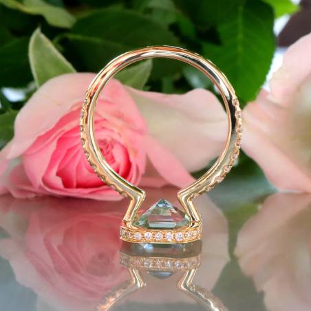 Raffinierter Aquamarin Ring "Surprise"