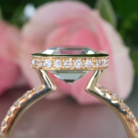 Raffinierter Aquamarin Ring "Surprise"