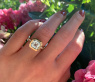 Raffinierter Aquamarin Ring "Surprise"