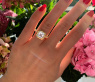 Raffinierter Aquamarin Ring "Surprise"
