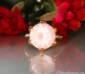 Auffallender Rosenquarz Ring