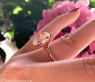 Auffallender Rosenquarz Ring