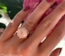 Auffallender Rosenquarz Ring