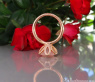Auffallender Rosenquarz Ring