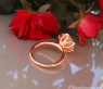 Auffallender Rosenquarz Ring