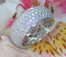 Five Row Diamond Eternity Ring