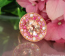 Fabelhafter Morganit Ring mit Pink Saphir und Brillanten