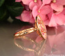 Fabelhafter Morganit Ring mit Pink Saphir und Brillanten