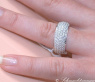 Five Row Diamond Eternity Ring