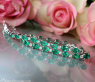 Smaragd Armband mit Brillanten