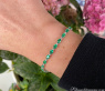Smaragd Armband mit Brillanten