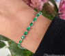 Smaragd Armband mit Brillanten