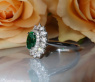 Prachtvoller Smaragd Ring "Entourage"