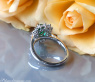 Prachtvoller Smaragd Ring "Entourage"