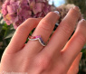 Raffinierter Regenbogen Saphir Ring mit Brillanten