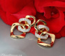 Brillanten Ohrringe im Glieder Design Gelbgold 750