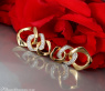 Brillanten Ohrringe im Glieder Design Gelbgold 750