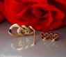 Brillanten Ohrringe im Glieder Design Gelbgold 750
