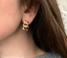 Brillanten Ohrringe im Glieder Design Gelbgold 750