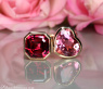 Prächtiger "Toi et Moi" Ring mit Pink Turmalin und Rhodolith