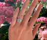 Zeitlos eleganter Aquamarin Ring mit Brillanten