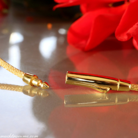 Prachtvolles Herz Collier mit Brillanten „Golden Sparkle“