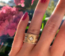 Exklusiver Princess Diamanten Ring Grandezza