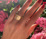 Exklusiver Princess Diamanten Ring Grandezza