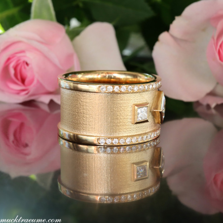 Exklusiver Princess Diamanten Ring Grandezza
