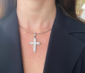 Impressive Diamond Cross Pendant