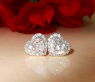 Exquisite Diamanten Herz Ohrstecker mit Brillanten (1,20 ct.)