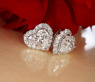 Exquisite Diamanten Herz Ohrstecker mit Brillanten (1,20 ct.)