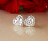 Exquisite Diamanten Herz Ohrstecker mit Brillanten (1,20 ct.)