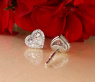 Exquisite Diamanten Herz Ohrstecker mit Brillanten (1,20 ct.)