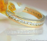 Attractive Diamond Eternity Ring in Yellow gold 18k