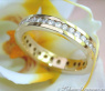 Attractive Diamond Eternity Ring in Yellow gold 18k