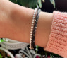 Armreif mit schwarzen Diamanten